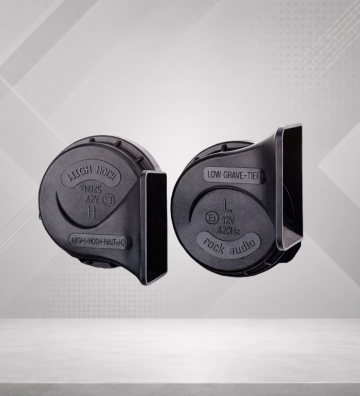 Dual Snail Horn (12V) – High & Low Tone Set
