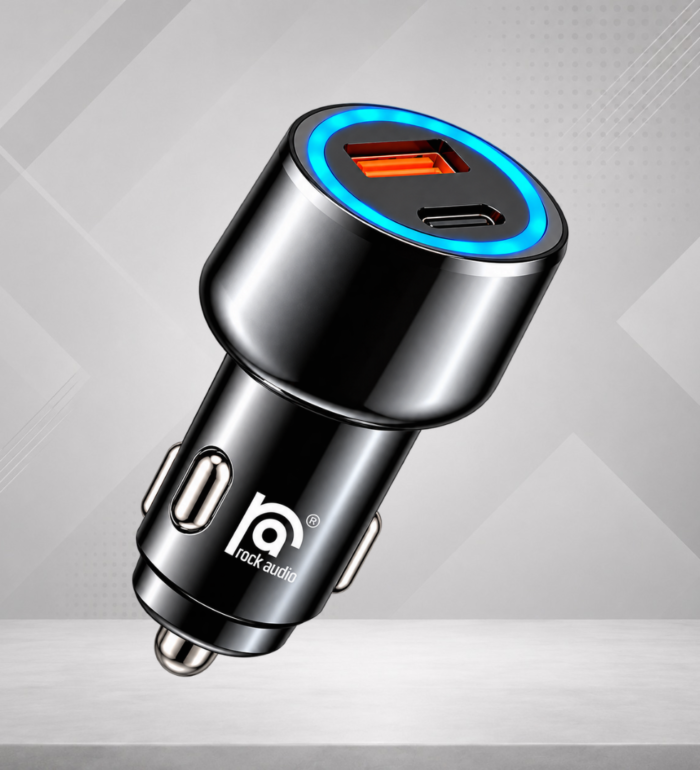 Rock Audio 150W 3-in-1 Car Charger with QC + PD