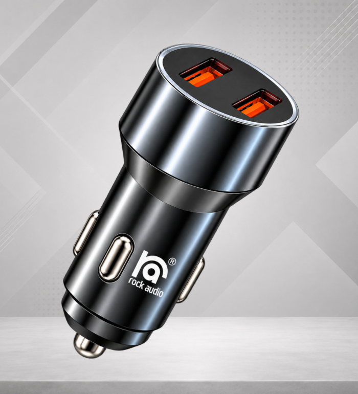Rock Audio 30W 3-in-1 Car Charger with QC + PD