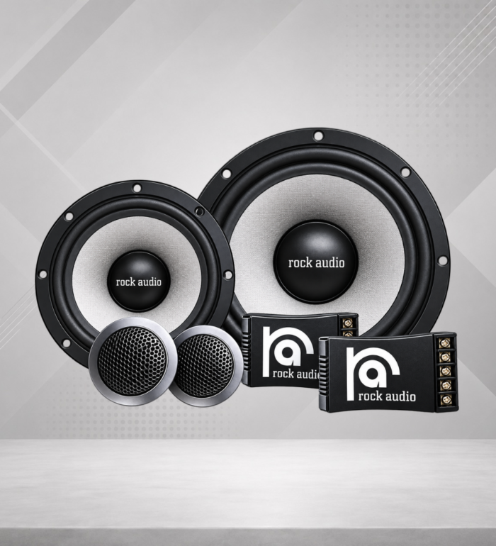 Rock Audio 1650C is a 6.5-inch (165 mm) 2-way component car speaker system